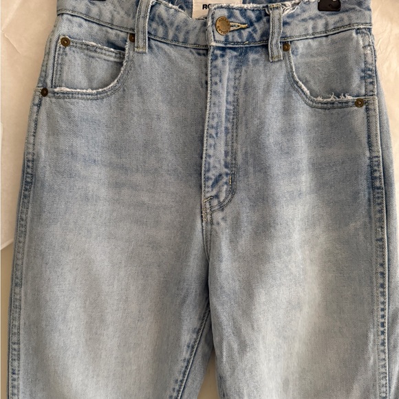 Rollas Sky Blue Boot Cut Duster Jeans Women Size 26 - Picture 8 of 16